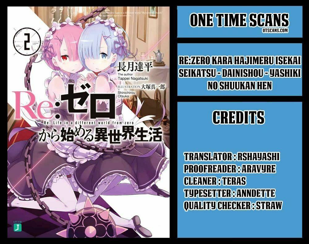 Re:Zero – Bắt Đầu Lại Ở Thế Giới Khác Chapter 31 - Trang 2