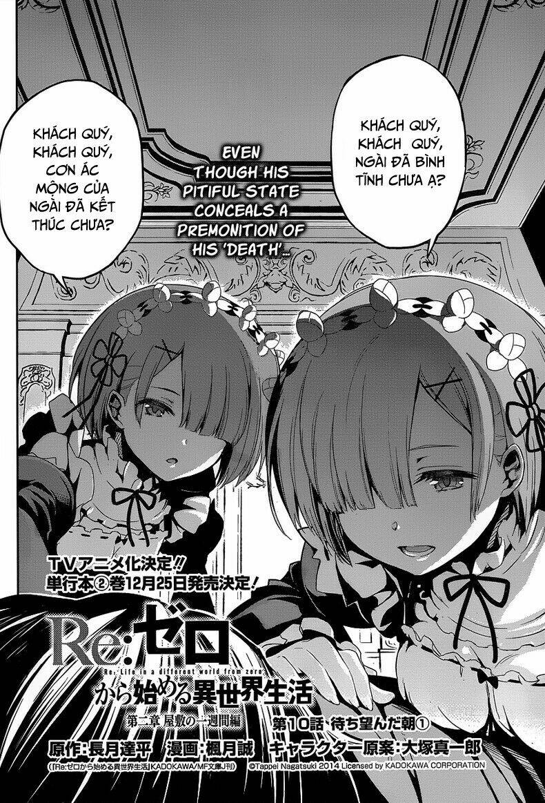 Re:Zero – Bắt Đầu Lại Ở Thế Giới Khác Chapter 22 - Trang 2