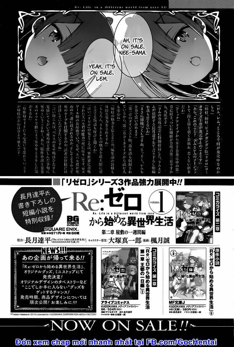 Re:Zero – Bắt Đầu Lại Ở Thế Giới Khác Chapter 18 - Trang 2