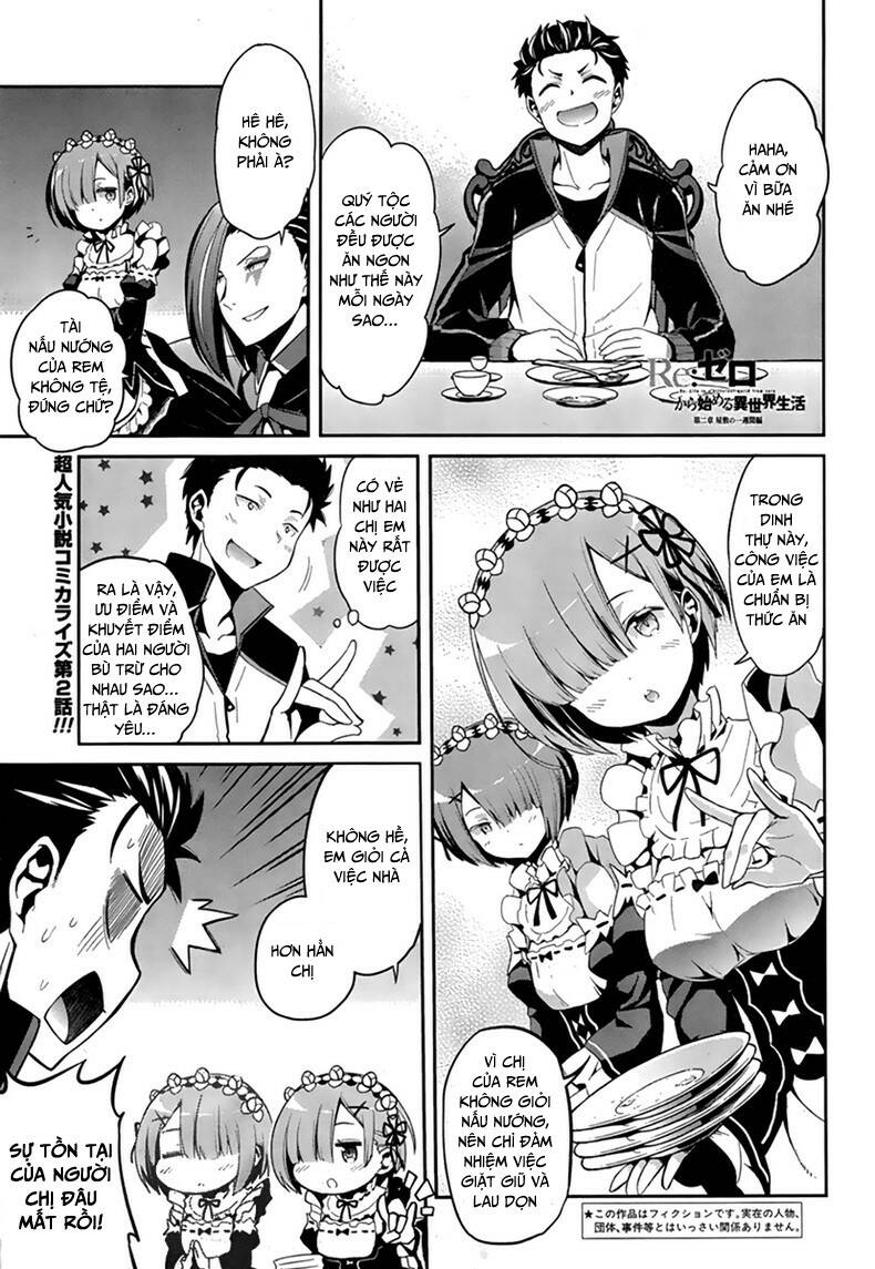 Re:Zero – Bắt Đầu Lại Ở Thế Giới Khác Chapter 14 - Trang 2