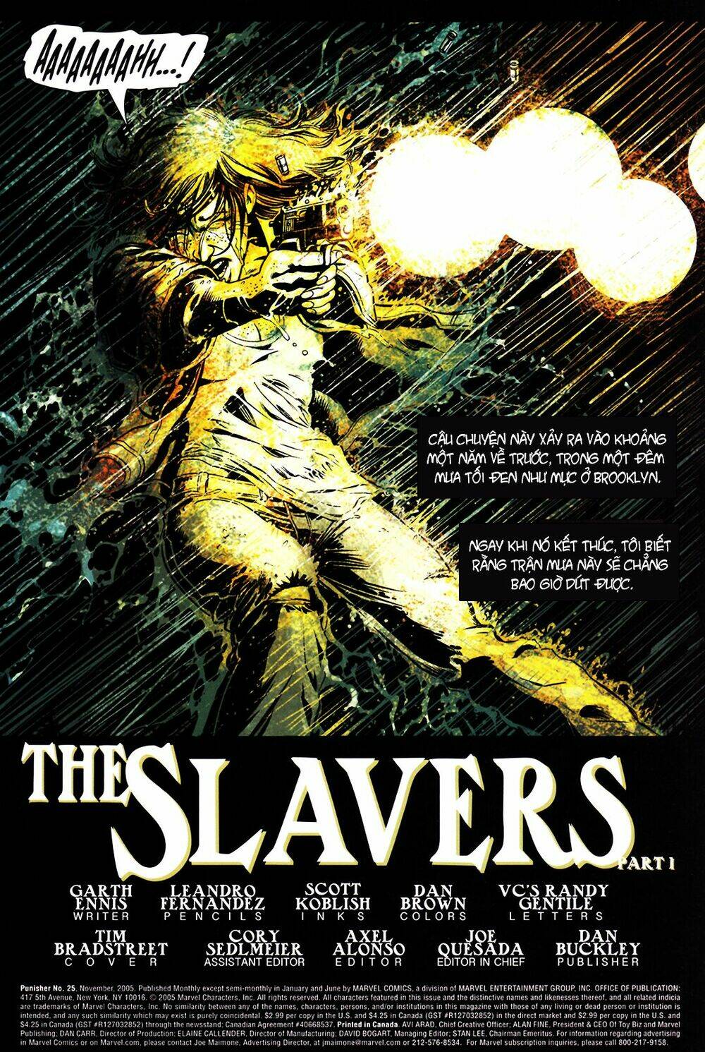 The Punisher: The Slavers Chapter 1 - Trang 2