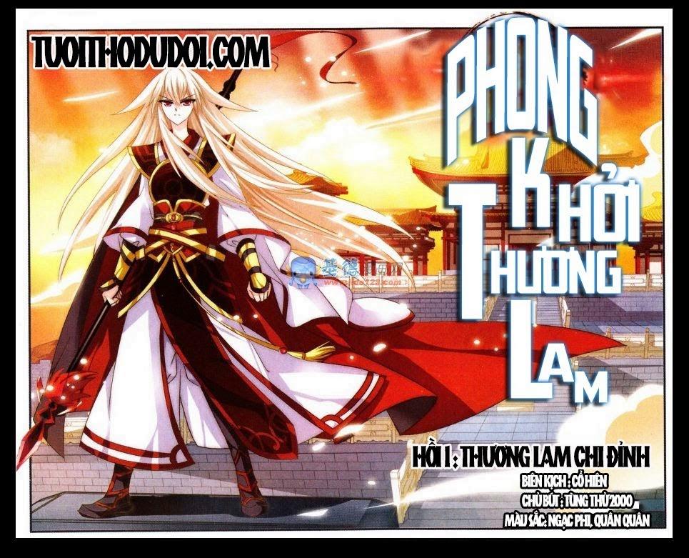 Phong Khởi Thương Lam Chapter 1 - Trang 2