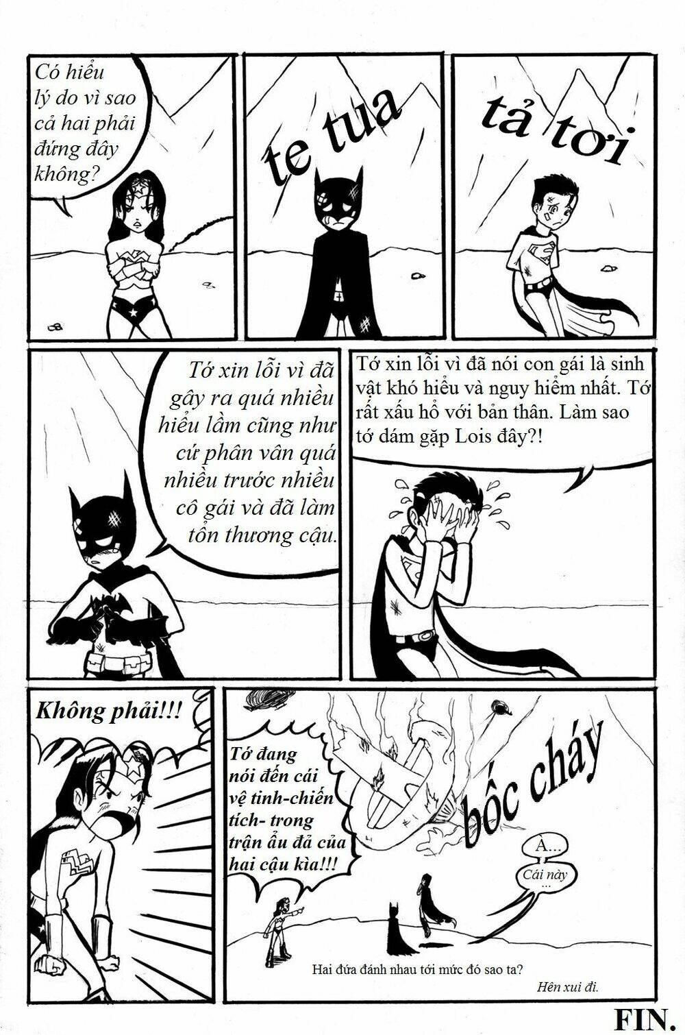 Batman: Funny Comic Teenage Chapter 1 - Trang 2