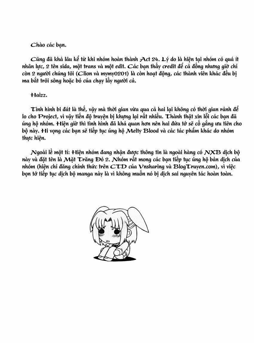 Melty Blood Chapter 24.5 - Trang 2