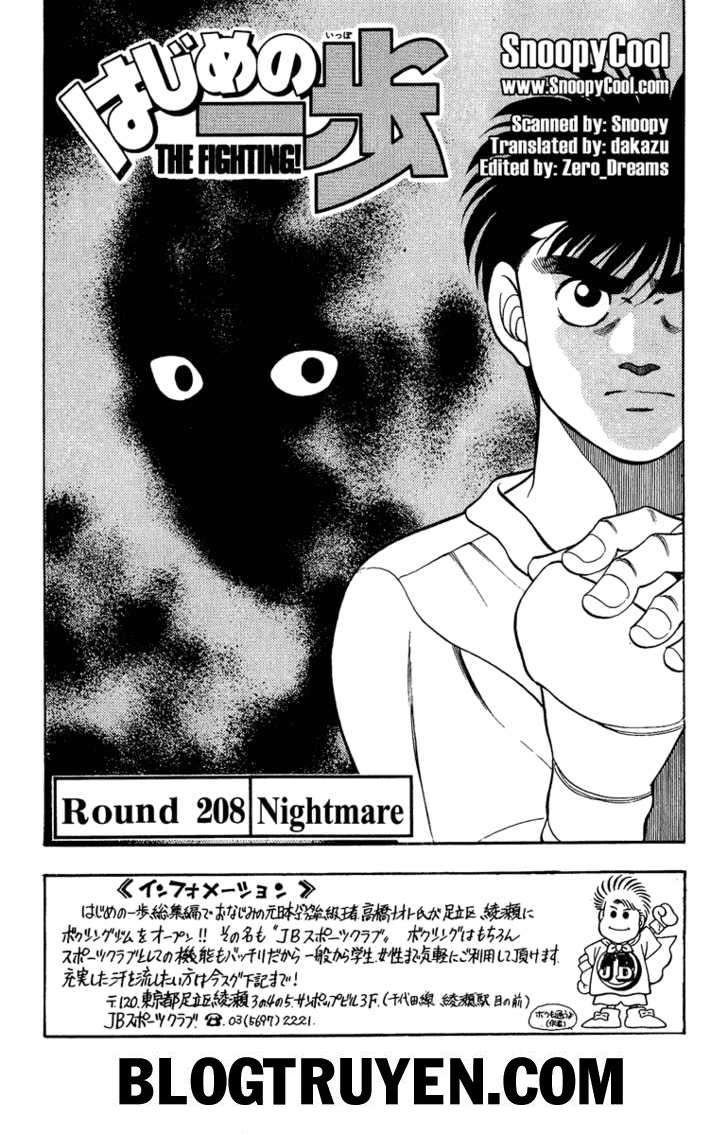 Hajime No Ippo Chapter 208 - Trang 2