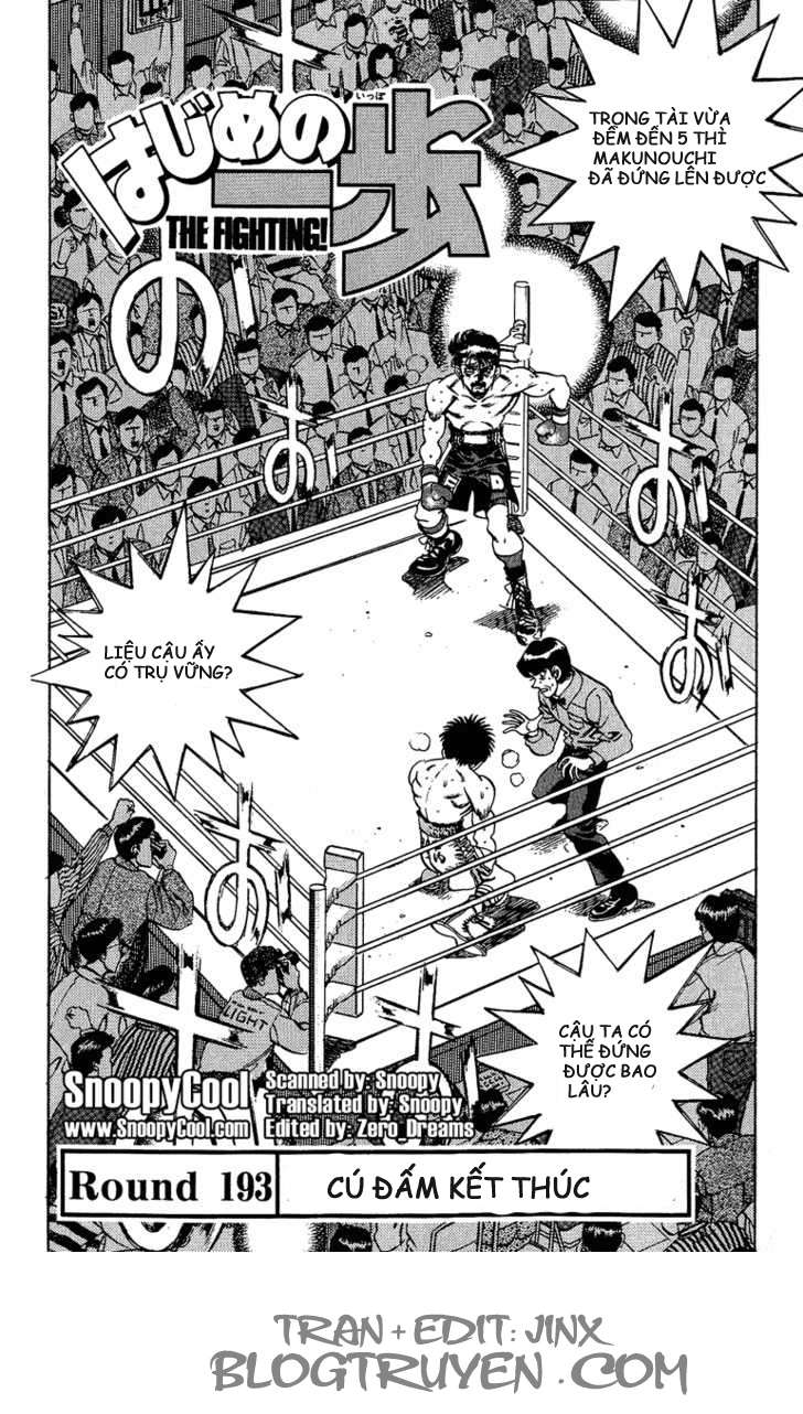 Hajime No Ippo Chapter 193 - Trang 2