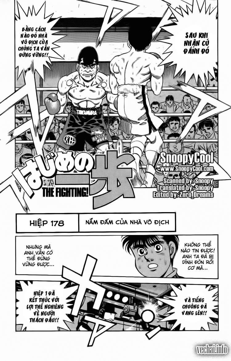 Hajime No Ippo Chapter 178 - Trang 2