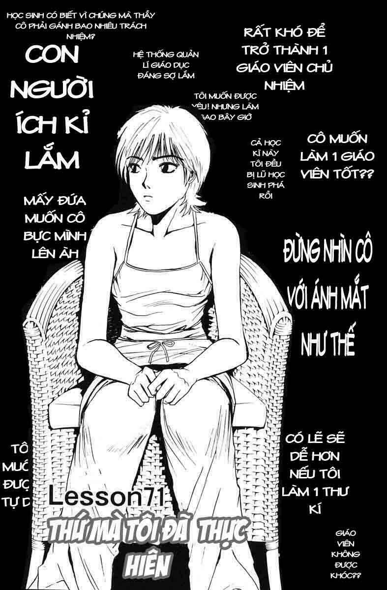 Gto – Great Teacher Onizuka Chapter 71 - Trang 2