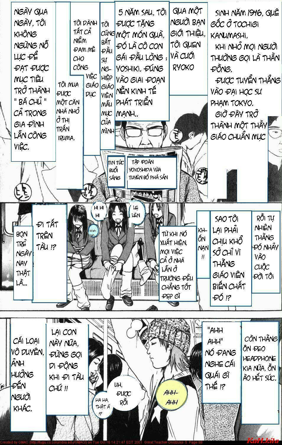 Gto – Great Teacher Onizuka Chapter 37 - Trang 2