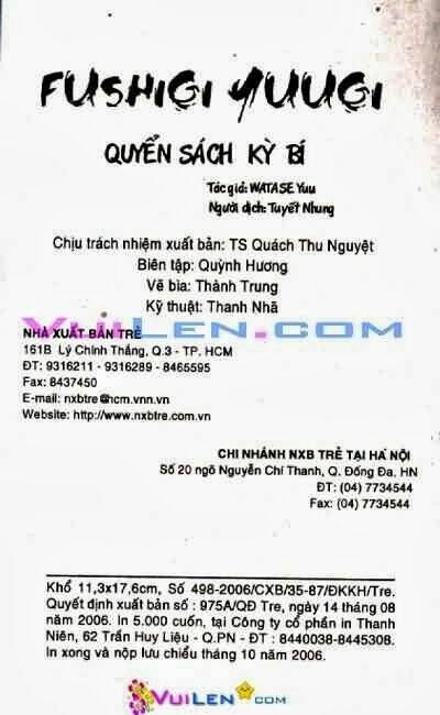 Quyển Sách Kỳ Bí Chapter 7 - Trang 2