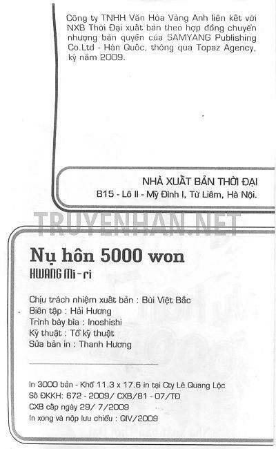 Nụ Hôn 5000 Won Chapter 49 - Trang 2