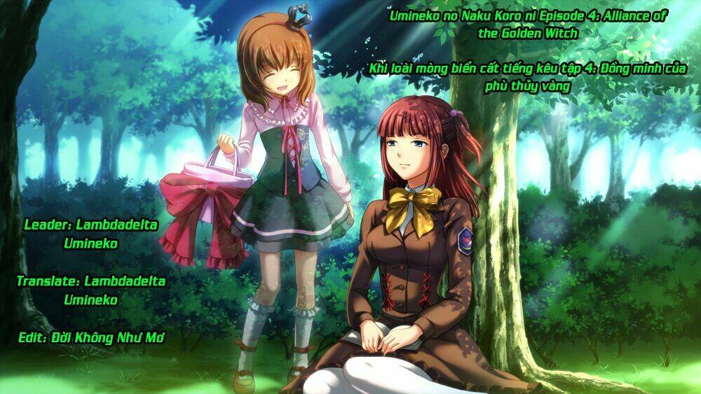 Umineko No Naku Koro Ni Episode 1: Legend Of The Golden Witch Chapter 28 - Trang 2