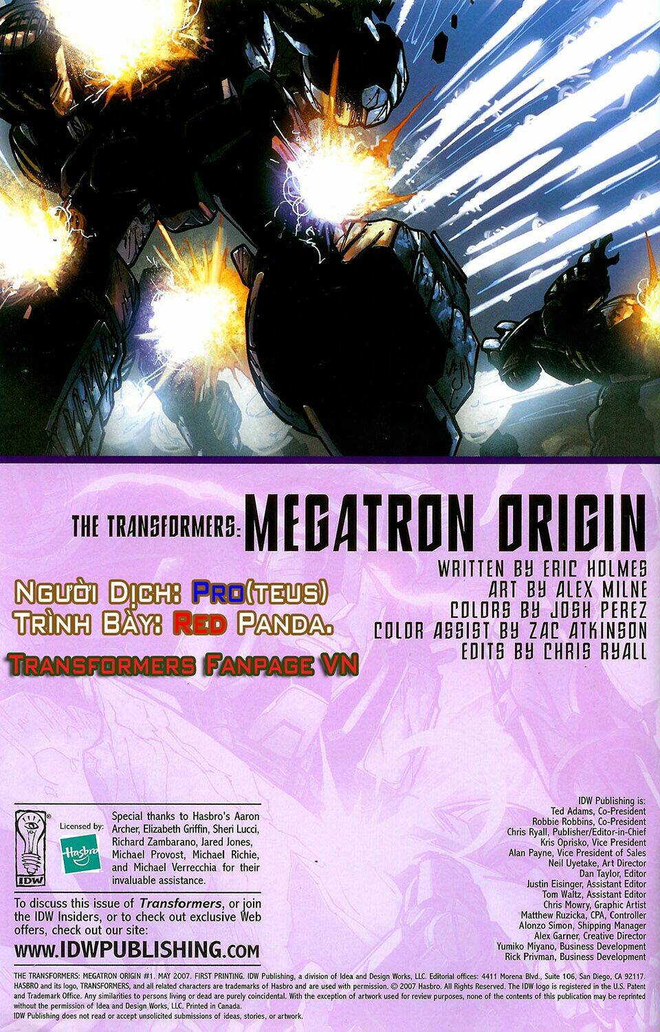 The Transformers: Megatron Origin Chapter 1 - Trang 2