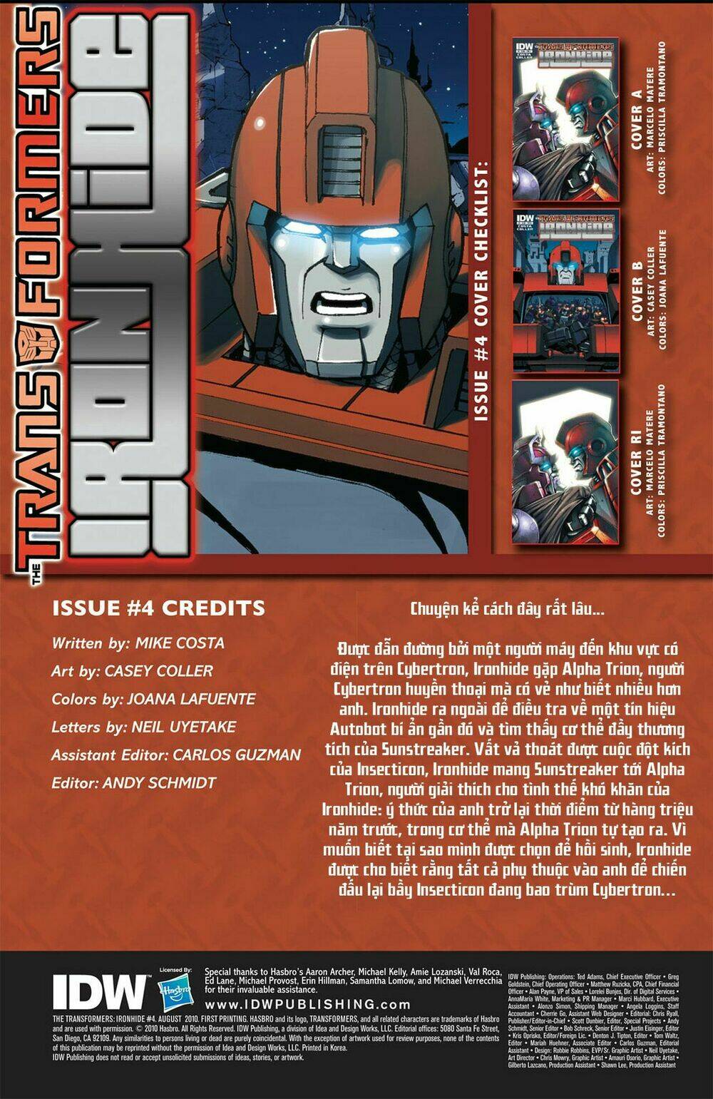 The Transformers: Ironhide Chapter 4 - Trang 2