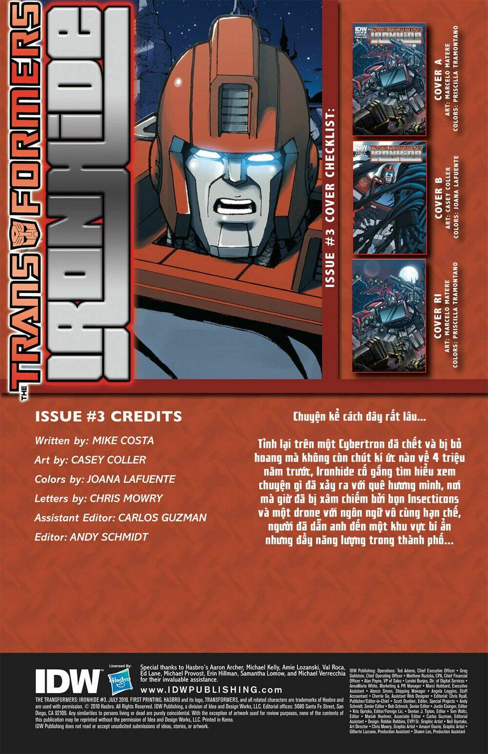 The Transformers: Ironhide Chapter 3 - Trang 2