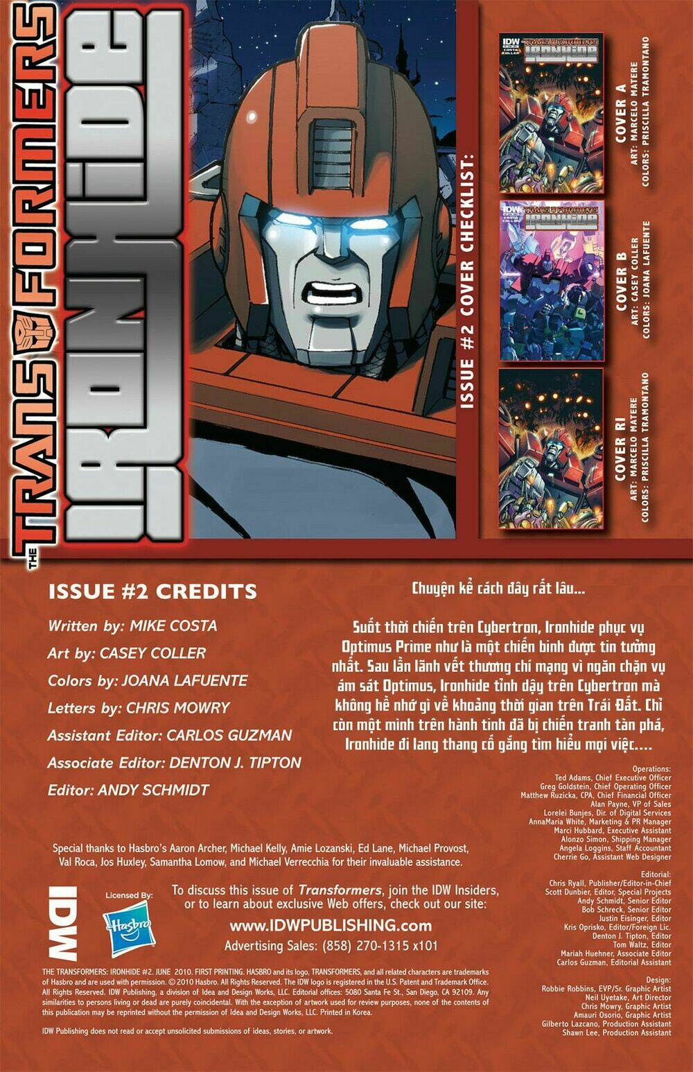 The Transformers: Ironhide Chapter 2 - Trang 2