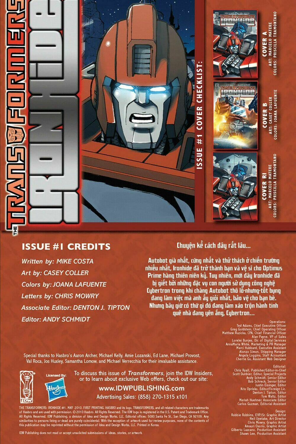 The Transformers: Ironhide Chapter 1 - Trang 2