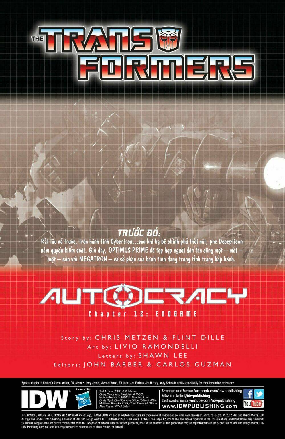 The Transformers: Autocracy Chapter 12 - Trang 2