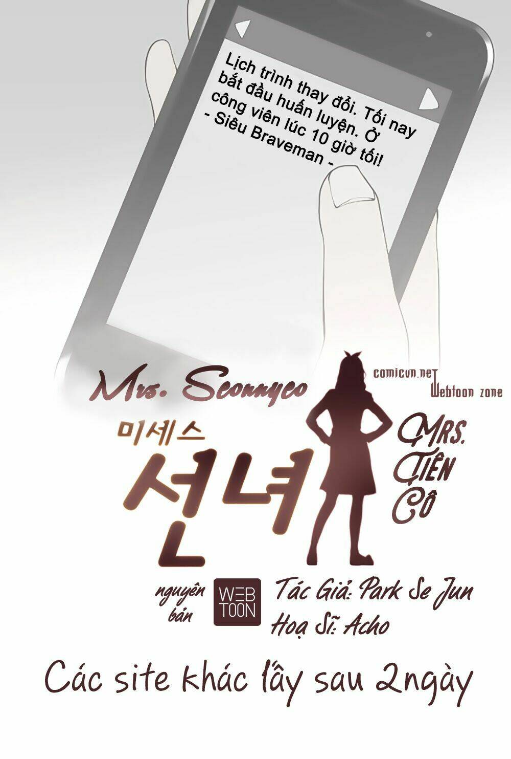 Mrs. Seonnyeo | Mrs. Tiên Cô Chapter 7 - Trang 2