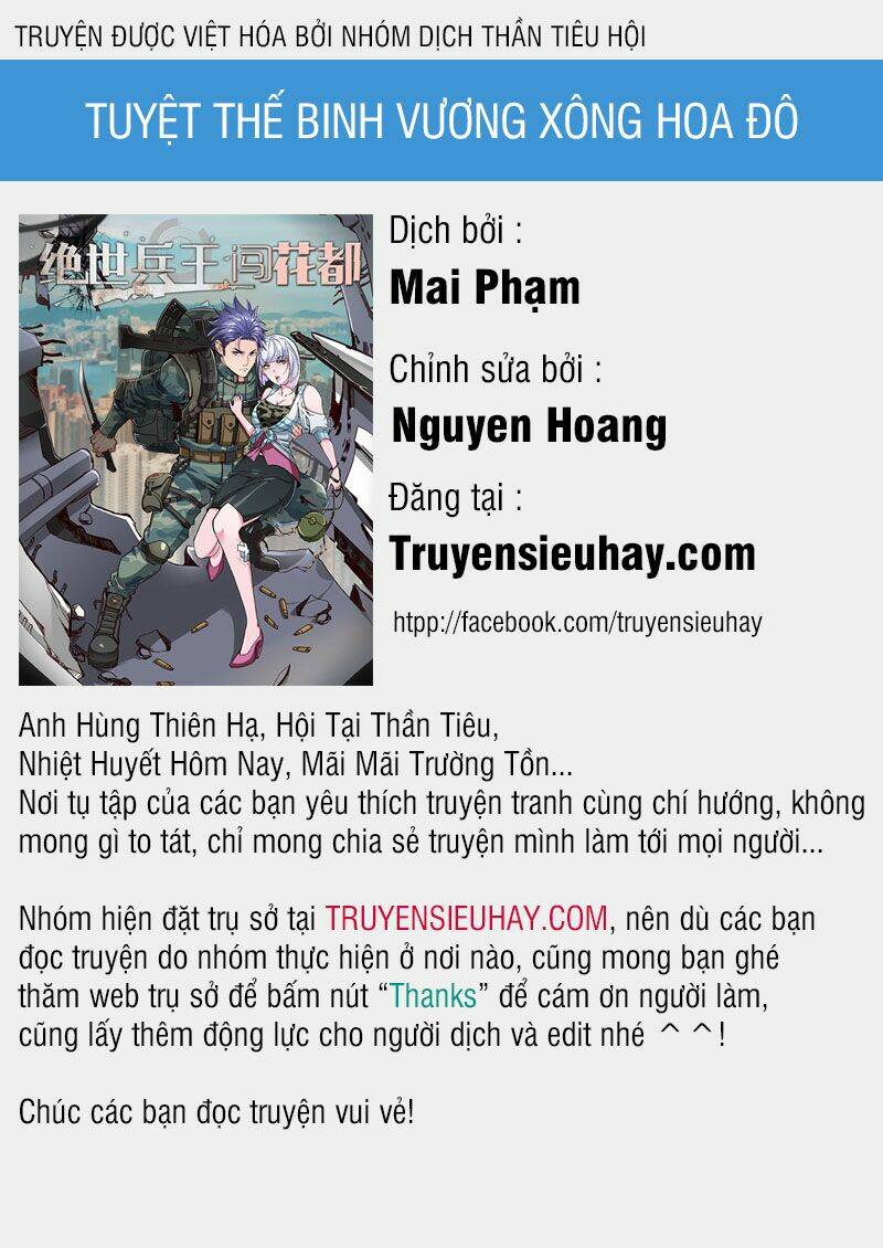 Tuyệt Thế Binh Vương Xông Hoa Đô Chapter 50 - Trang 2