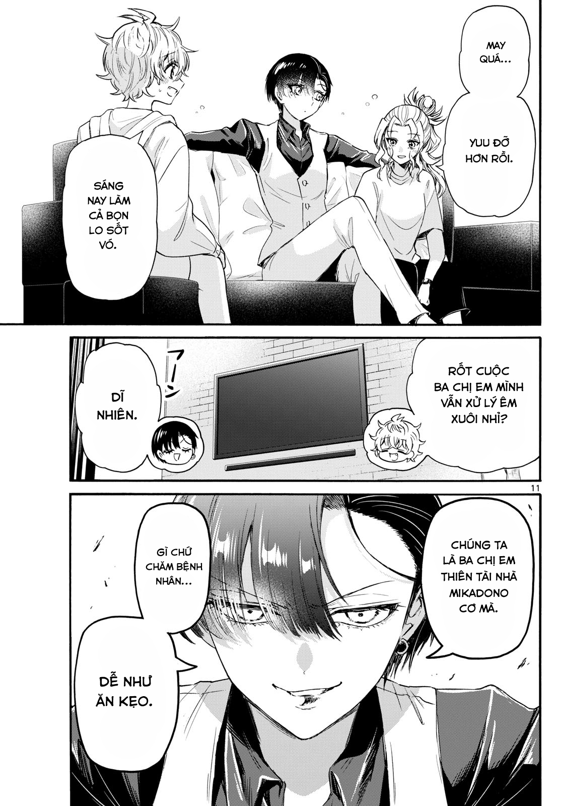 Mikadono Sanshimai Wa Angai, Choroi Chapter 74 - Trang 2