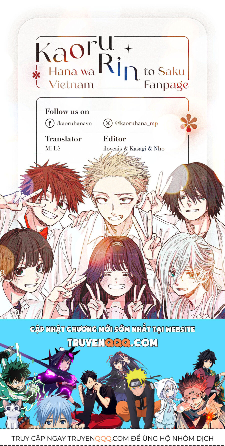 Kaoru Hana Wa Rin To Saku Chapter 94 - Trang 2