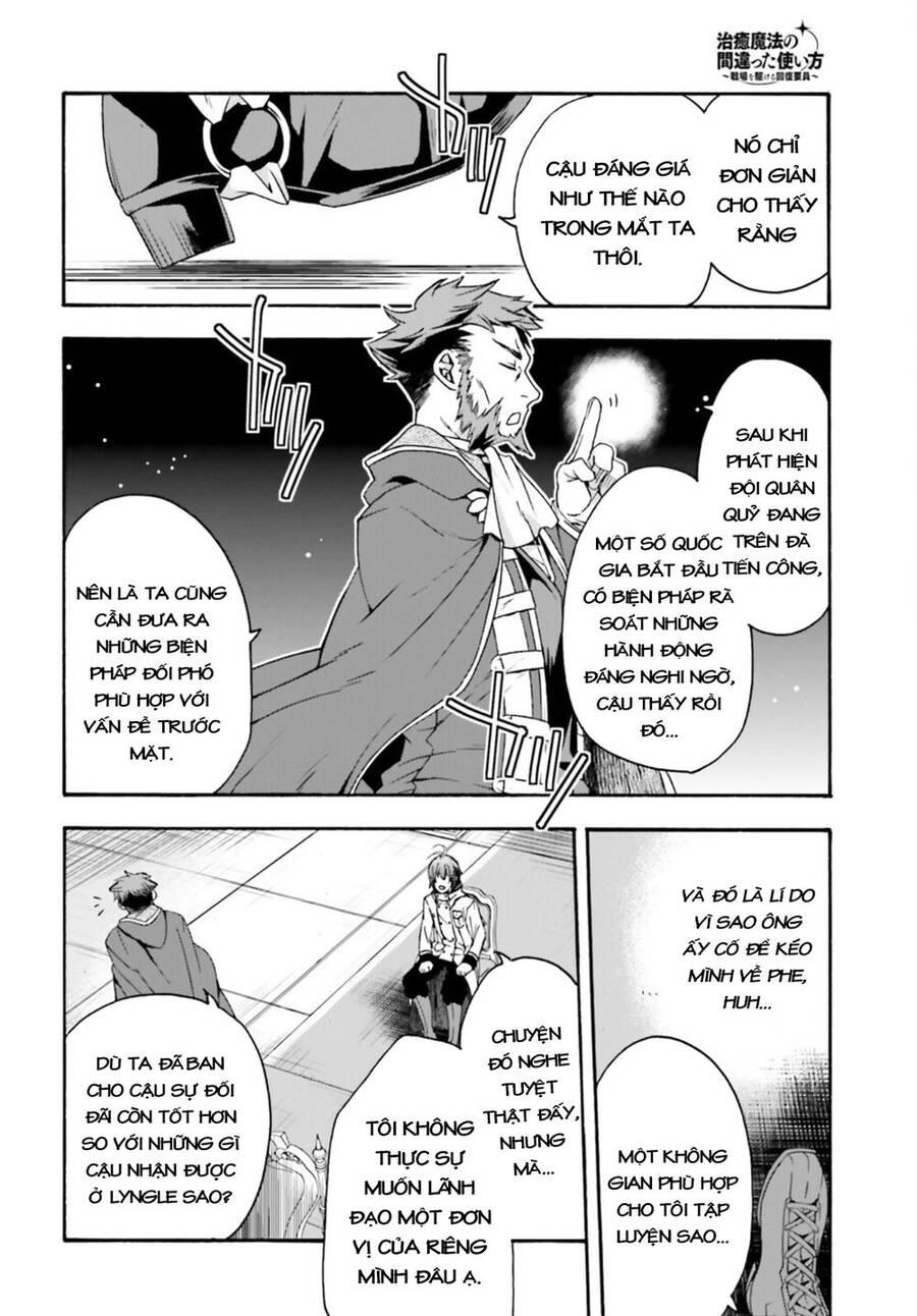 Chiyu Mahou No Machigatta Tsukaikata ~Senjou Wo Kakeru Kaifuku Youin Chapter 47 - Trang 2