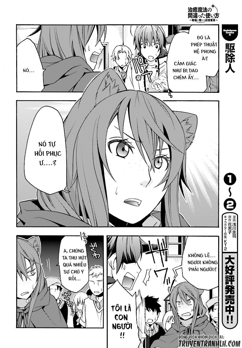 Chiyu Mahou No Machigatta Tsukaikata ~Senjou Wo Kakeru Kaifuku Youin Chapter 17 - Trang 2