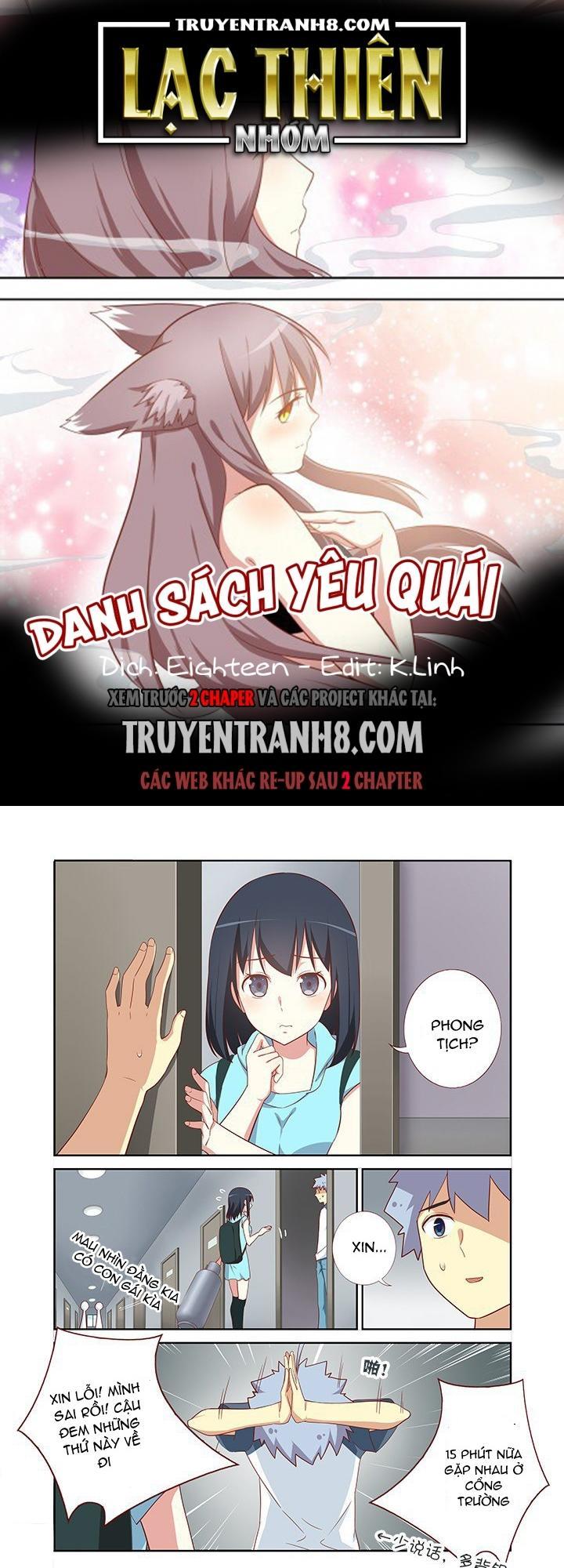 Danh Sách Yêu Quái Chapter 100 - Trang 2