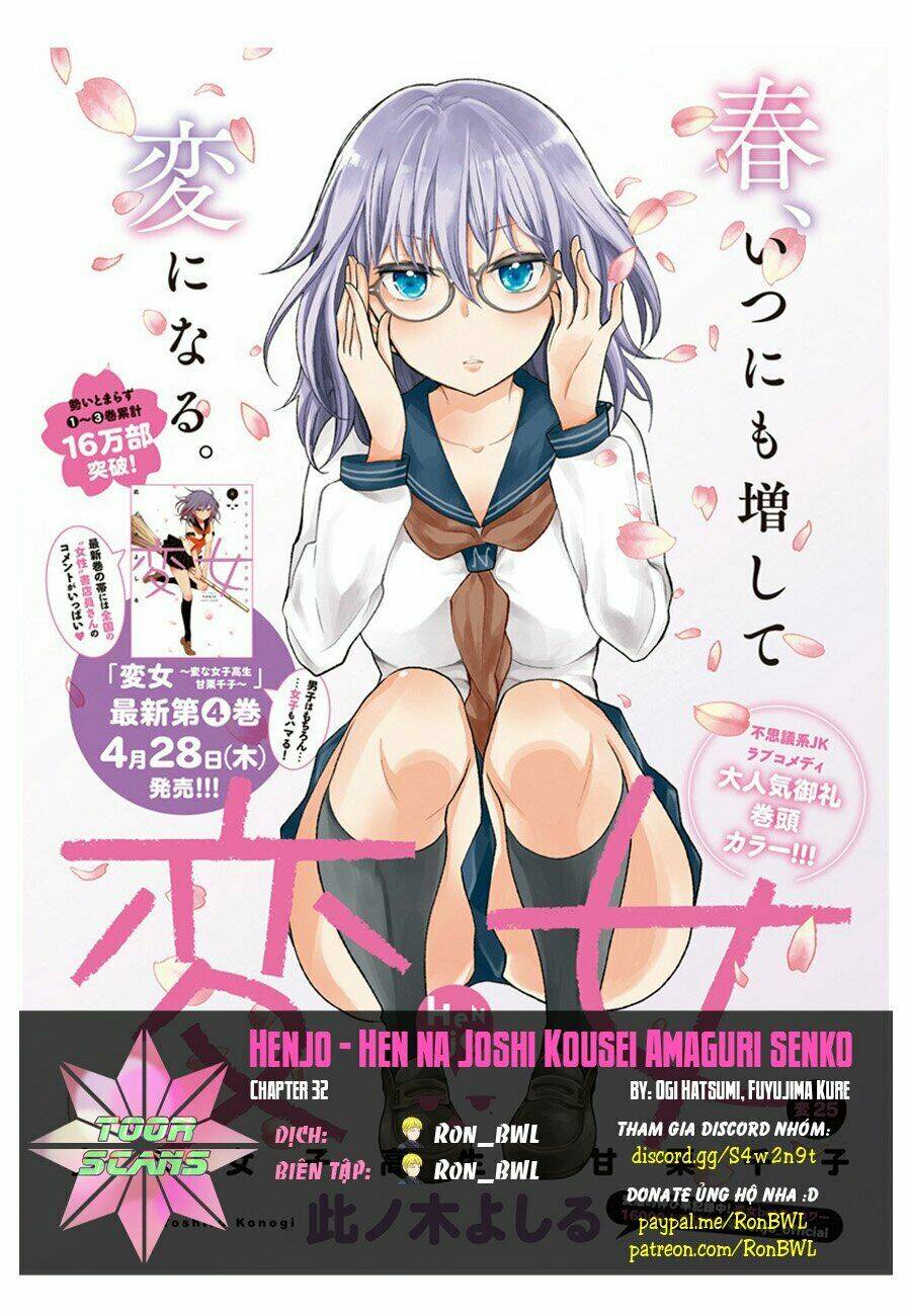 Henjo – Hen Na Joshi Kousei Amaguri Chiko Chapter 32 - Trang 2