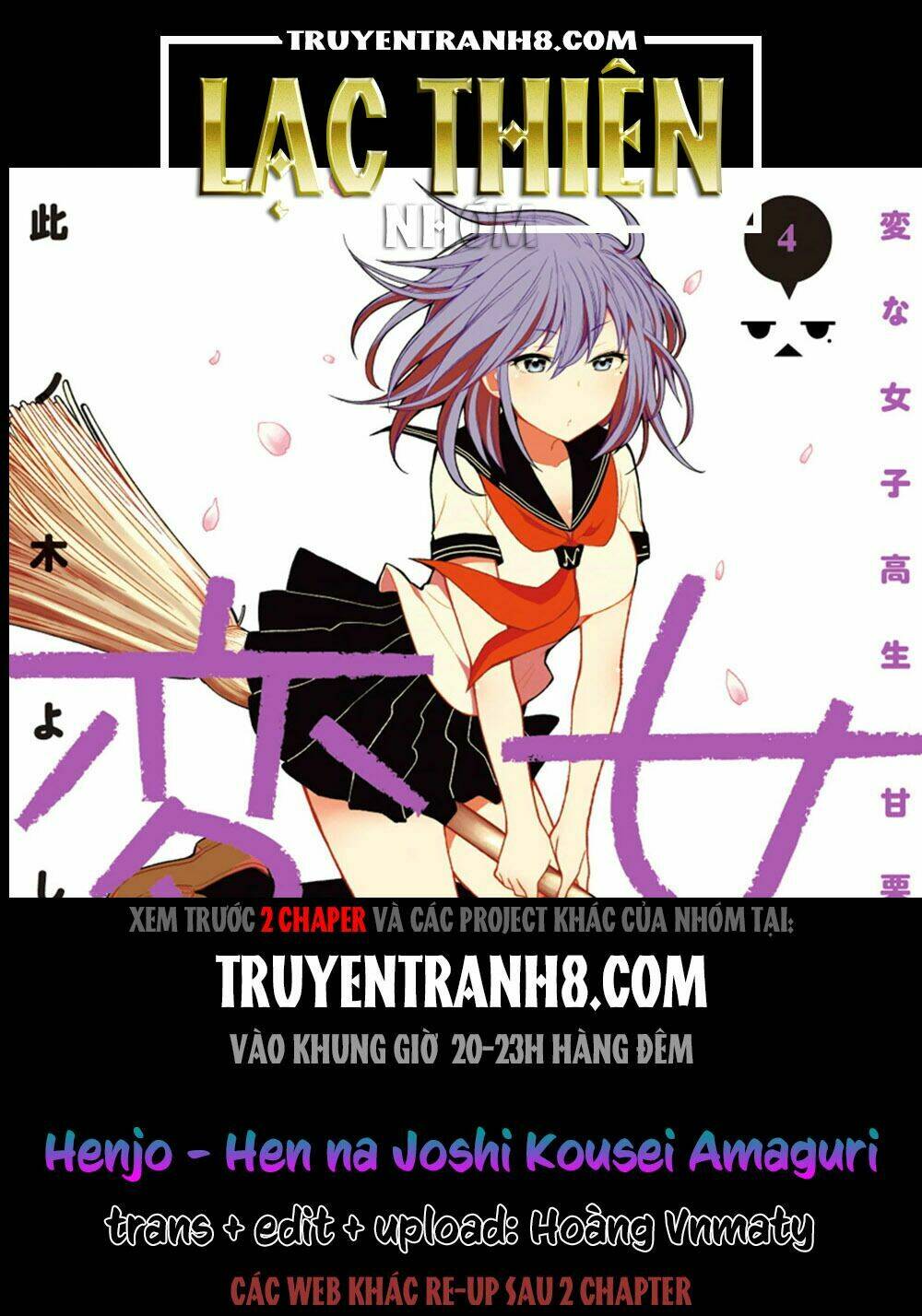 Henjo – Hen Na Joshi Kousei Amaguri Chiko Chapter 23 - Trang 2