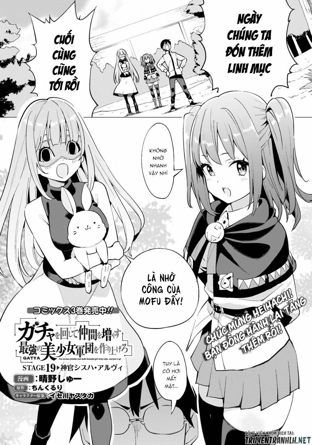 Gacha Wo Mawashite Nakama Wo Fuyasu Saikyou No Bishoujo Gundan Wo Tsukuriagero Chapter 19 - Trang 2