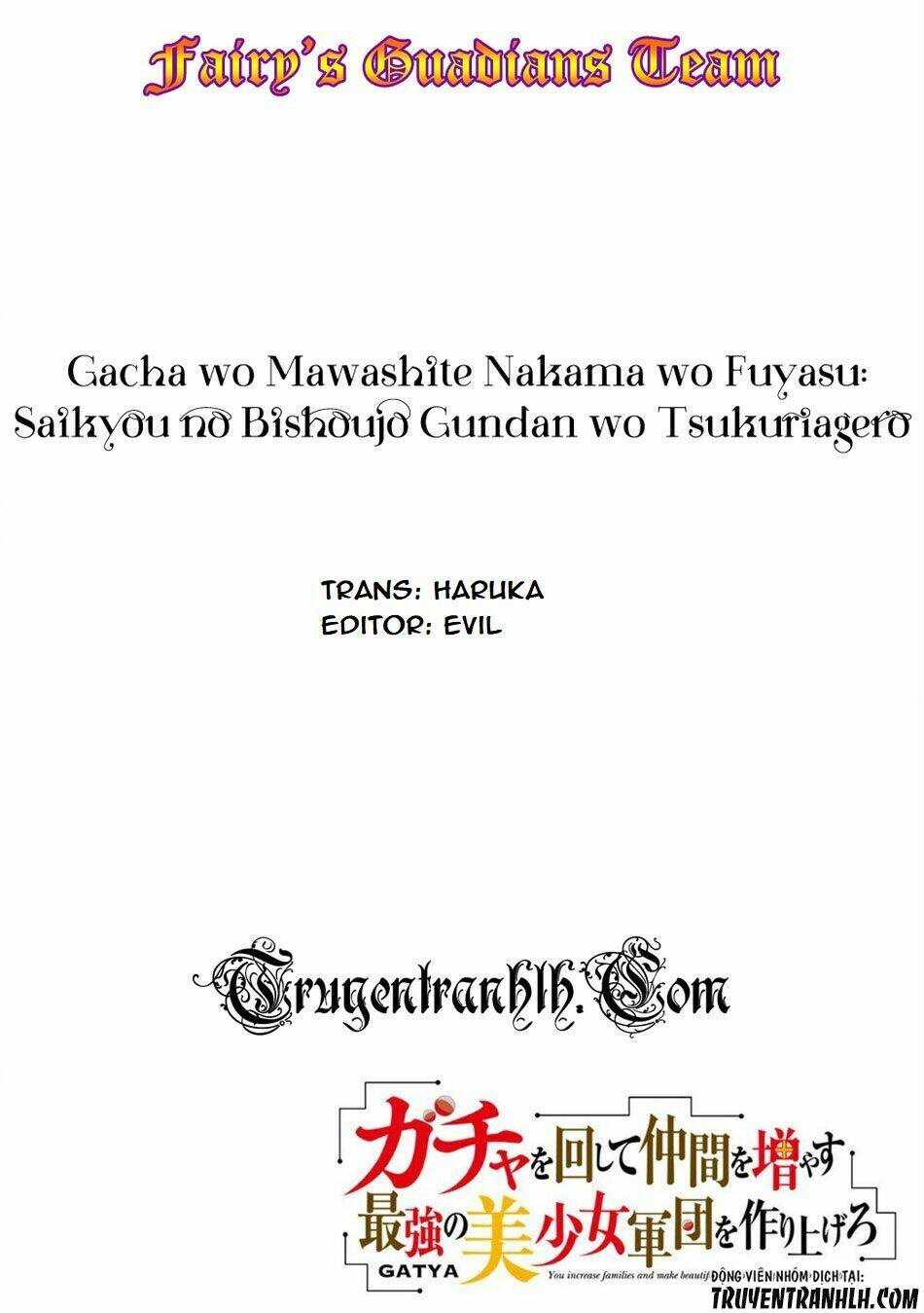 Gacha Wo Mawashite Nakama Wo Fuyasu Saikyou No Bishoujo Gundan Wo Tsukuriagero Chapter 7 - Trang 2