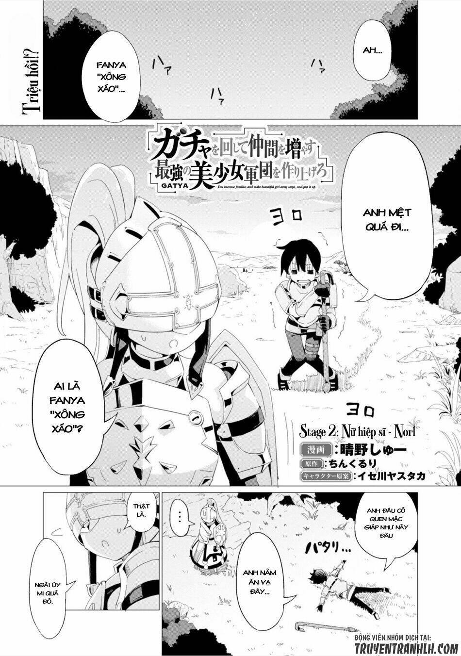 Gacha Wo Mawashite Nakama Wo Fuyasu Saikyou No Bishoujo Gundan Wo Tsukuriagero Chapter 2 - Trang 2