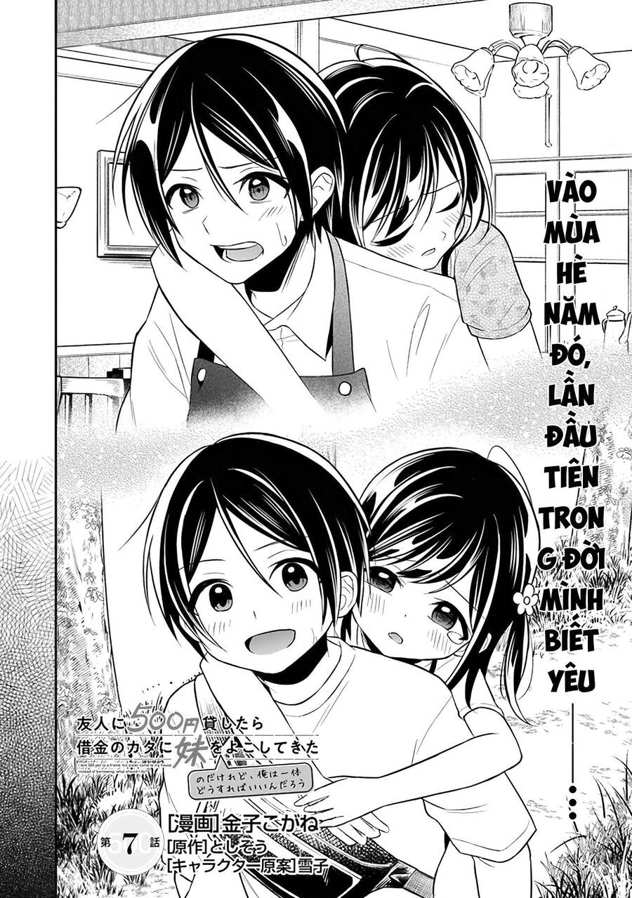 Yuujin Ni 500 Yen Kashitara Shakkin No Kata Ni Imouto Wo Yokoshitekita No Dakeredo, Ore Wa Ittai Dou Chapter 7 - Trang 2