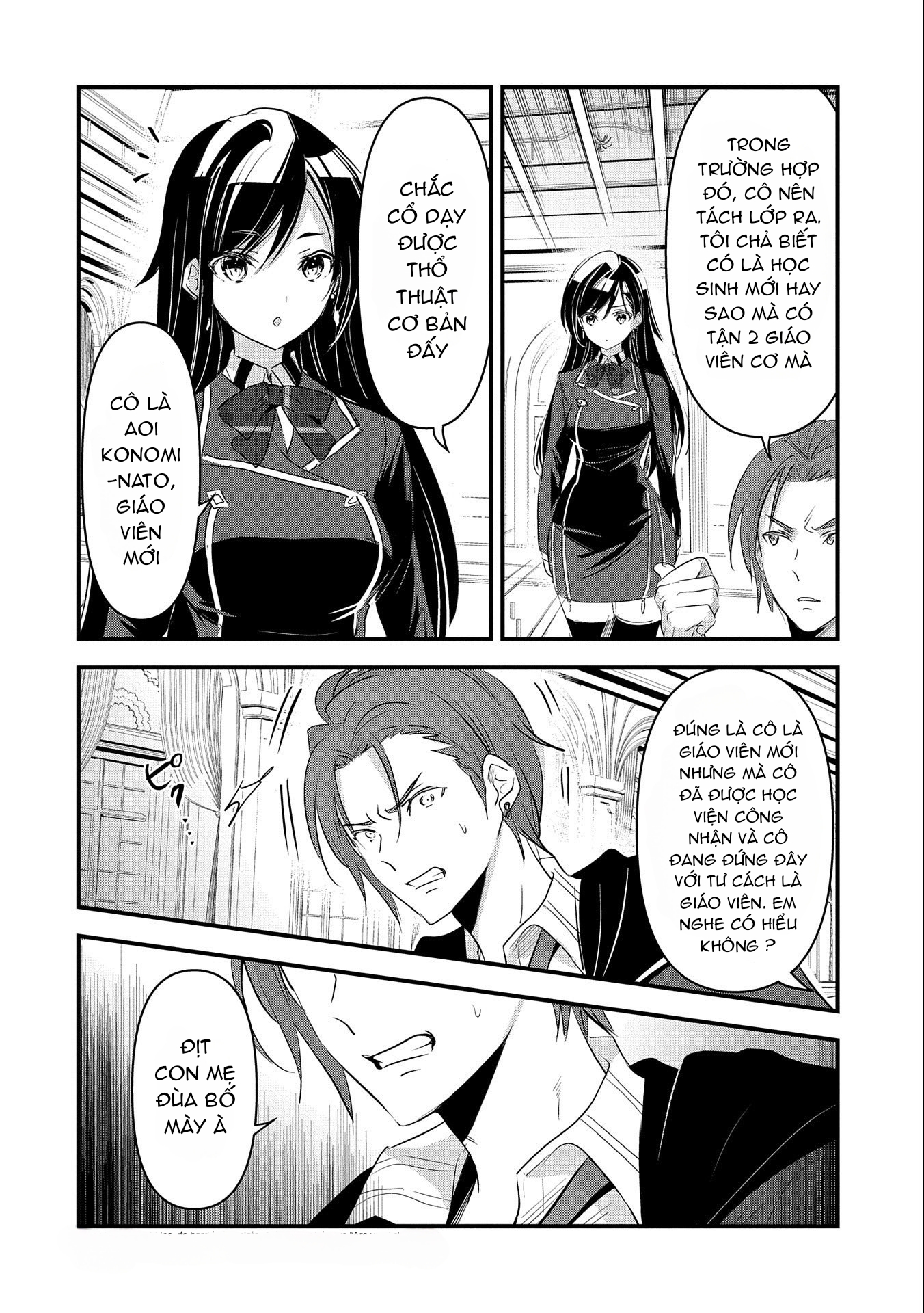 Isekai Teni Shite Kyoushi Ni Natta Ga, Majo To Osorerareteiru Ken ~Aoi-Sensei No Gakuen Funtou Nisshi~ Chapter 4 - Trang 2