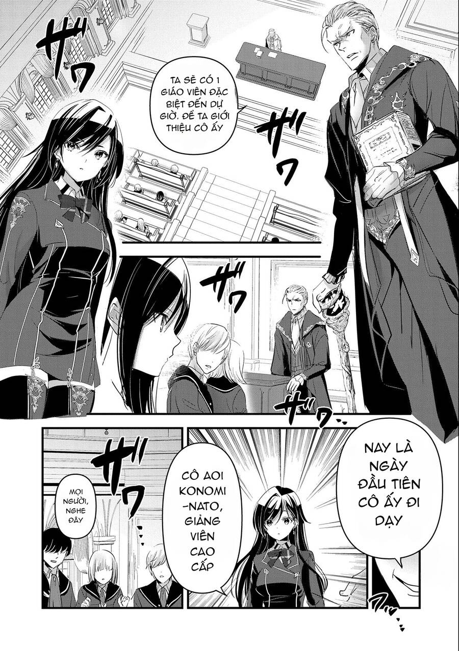 Isekai Teni Shite Kyoushi Ni Natta Ga, Majo To Osorerareteiru Ken ~Aoi-Sensei No Gakuen Funtou Nisshi~ Chapter 3 - Trang 2