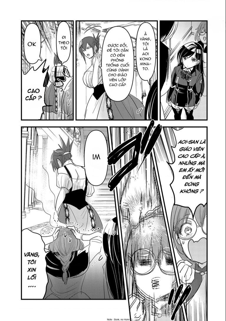 Isekai Teni Shite Kyoushi Ni Natta Ga, Majo To Osorerareteiru Ken ~Aoi-Sensei No Gakuen Funtou Nisshi~ Chapter 2 - Trang 2