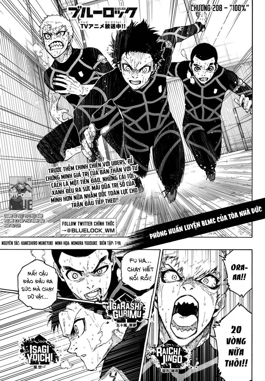 Blue Lock Chapter 208 - Trang 2