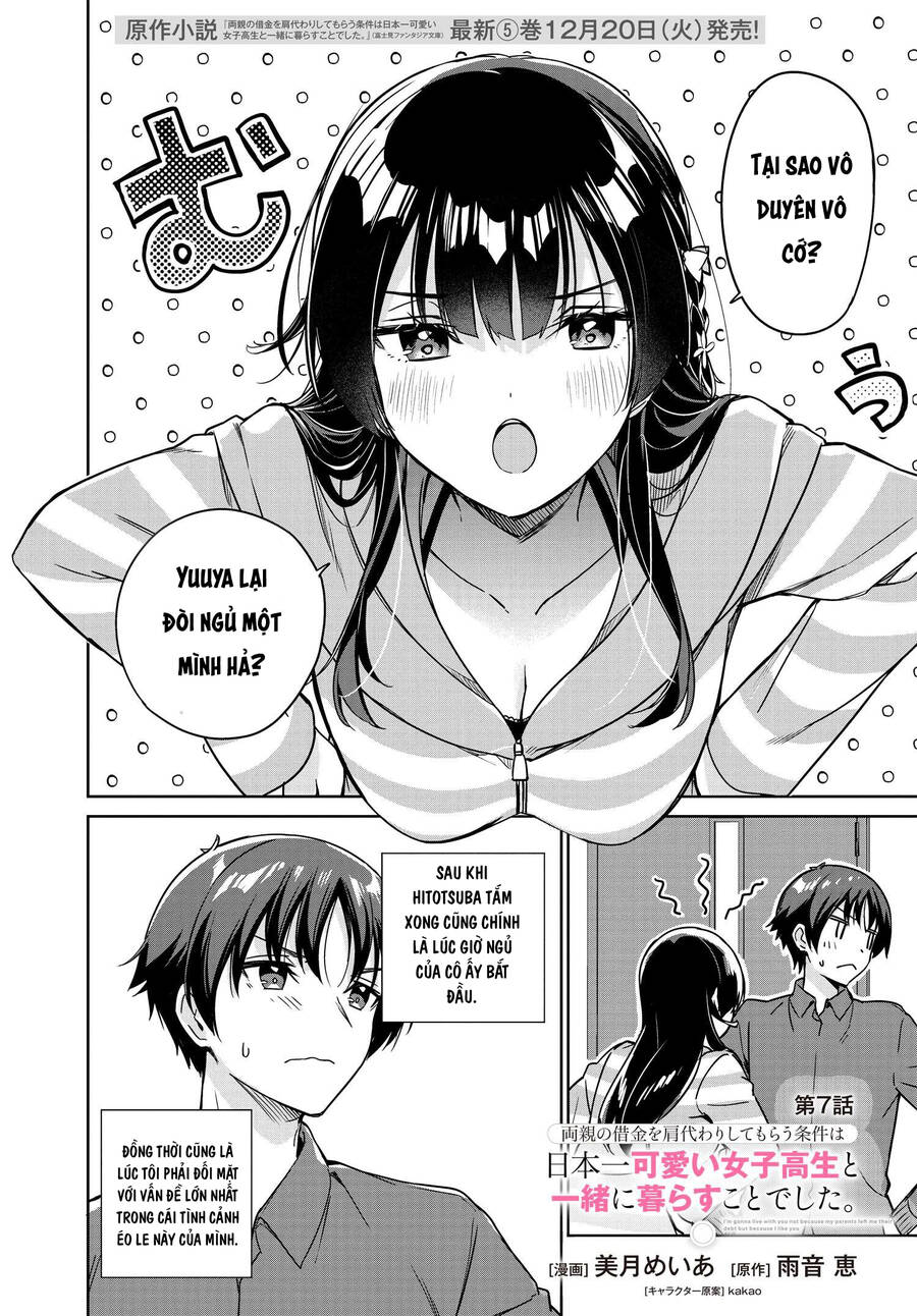 Ryoushin No Shakkin Wo Katagawari Shite Morau Jouken Wa Nihon Ichi Kawaii Joshikousei To Issho Ni Kurasu Koto Deshita Chapter 7 - Trang 2