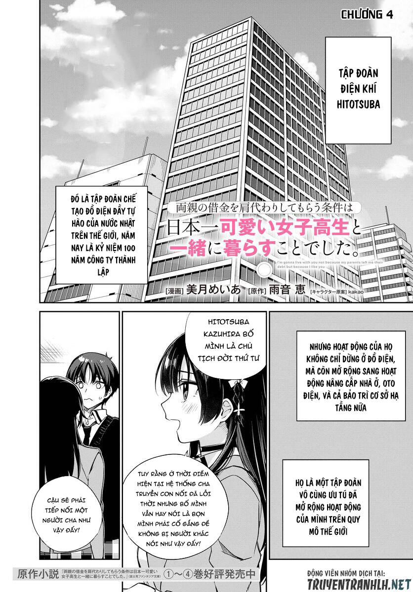 Ryoushin No Shakkin Wo Katagawari Shite Morau Jouken Wa Nihon Ichi Kawaii Joshikousei To Issho Ni Kurasu Koto Deshita Chapter 4 - Trang 2