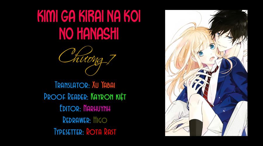 Kimi Ga Kirai Na Koi No Hanashi Chapter 7 - Trang 2