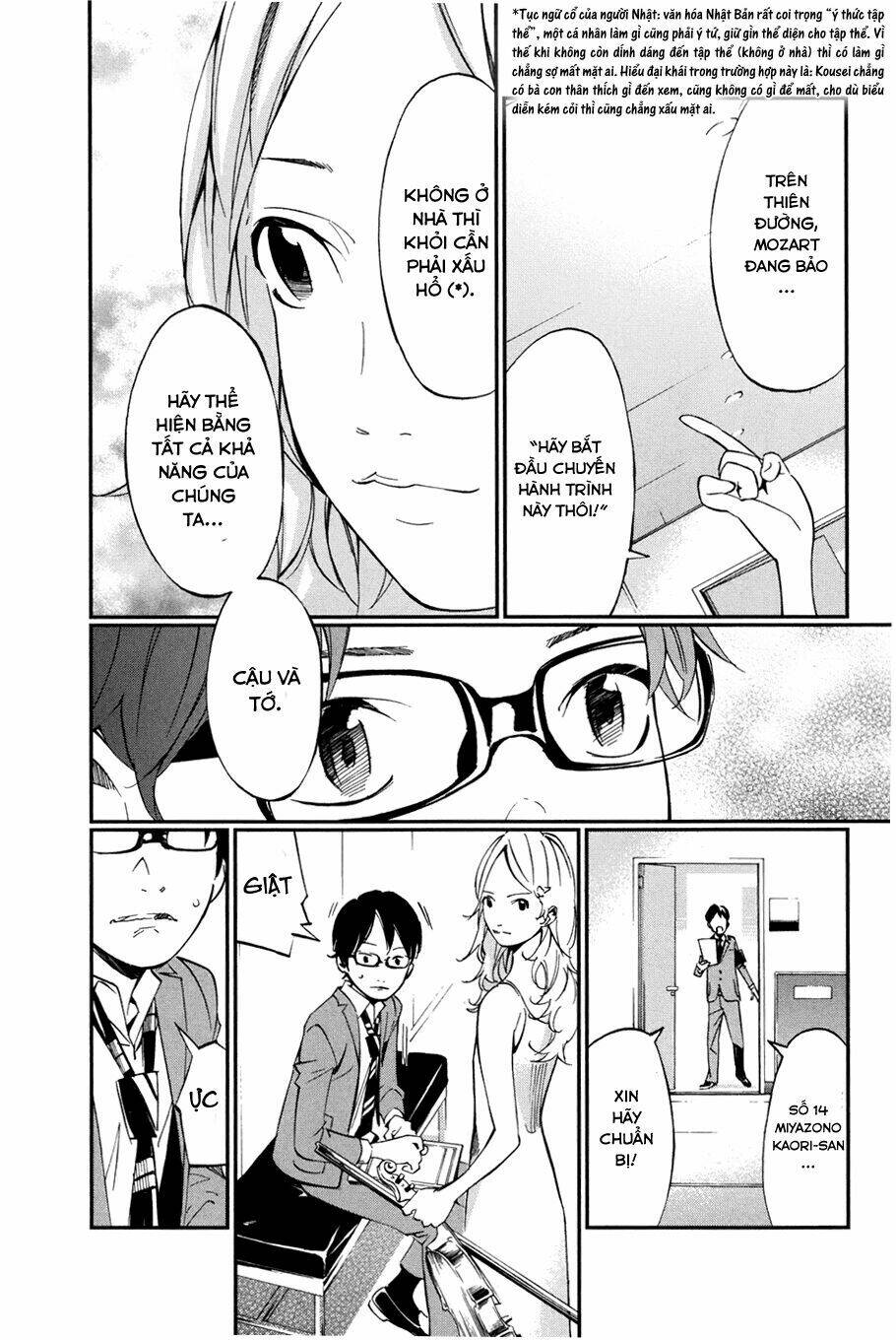 Shigatsu Wa Kimi No Uso Chapter 5 - Trang 2