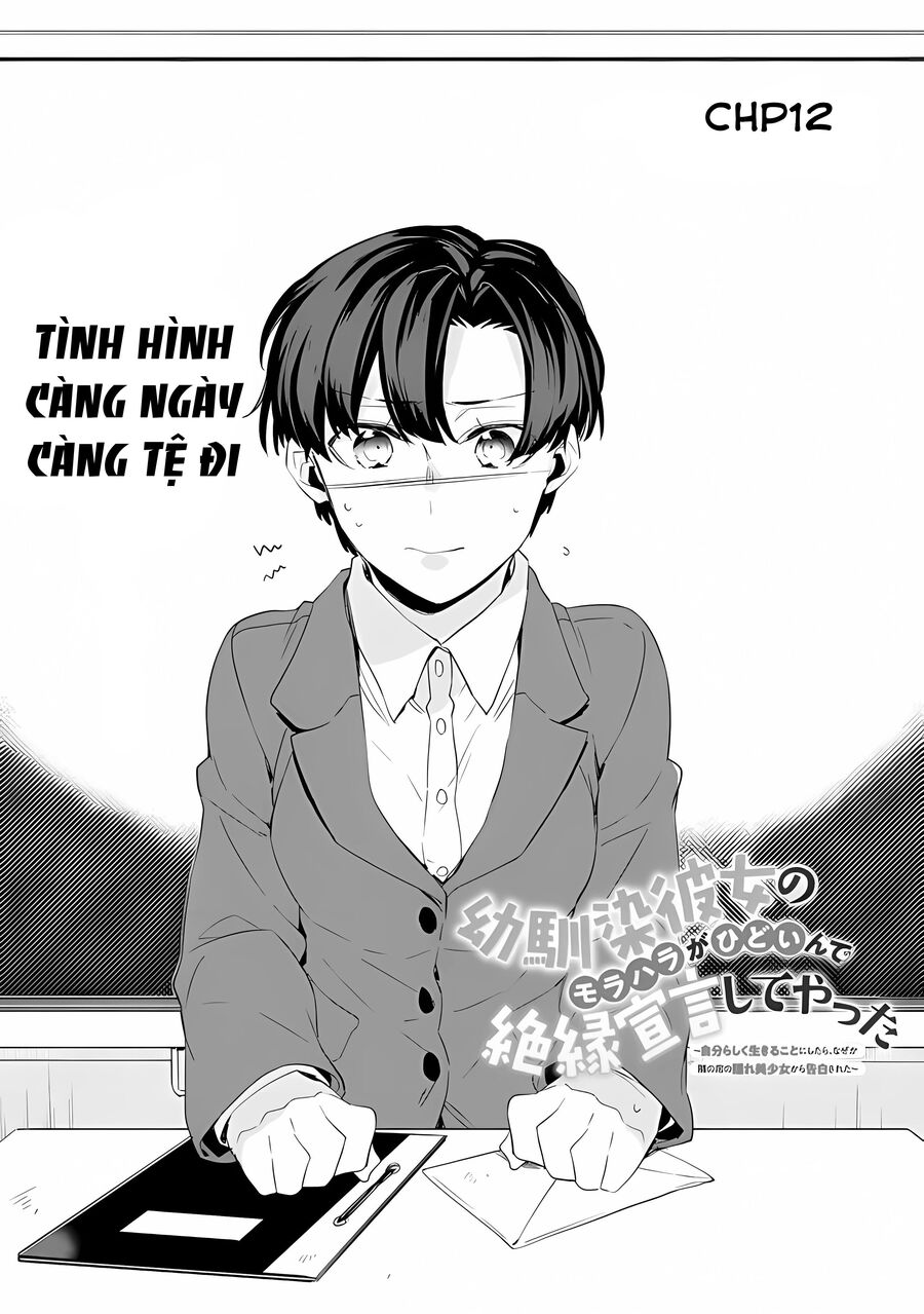 Osananajimi Kanojo No Morahara Ga Hidoin De Zetsuen Sengen Shite Yatta Chapter 12 - Trang 2