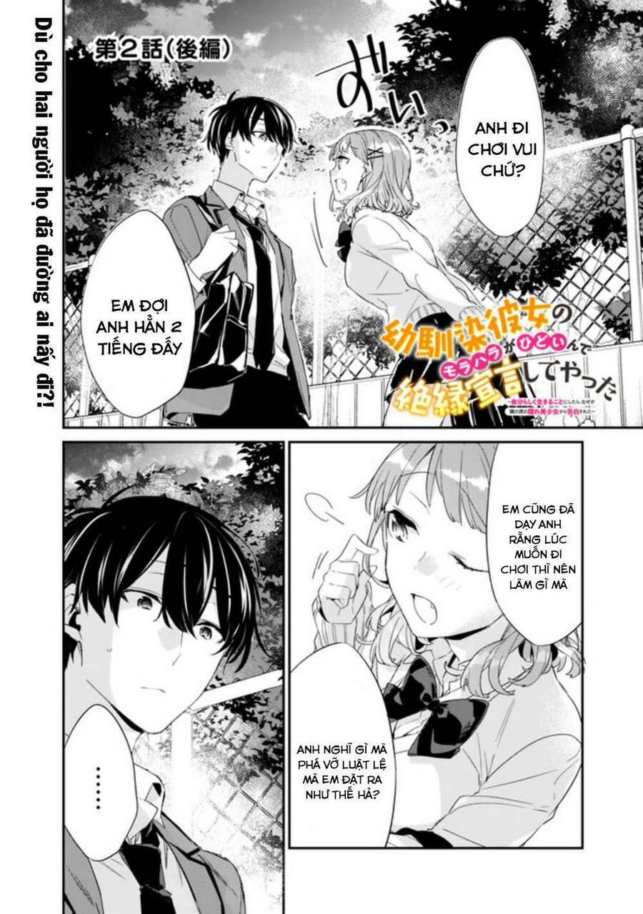 Osananajimi Kanojo No Morahara Ga Hidoin De Zetsuen Sengen Shite Yatta Chapter 2.2 - Trang 2