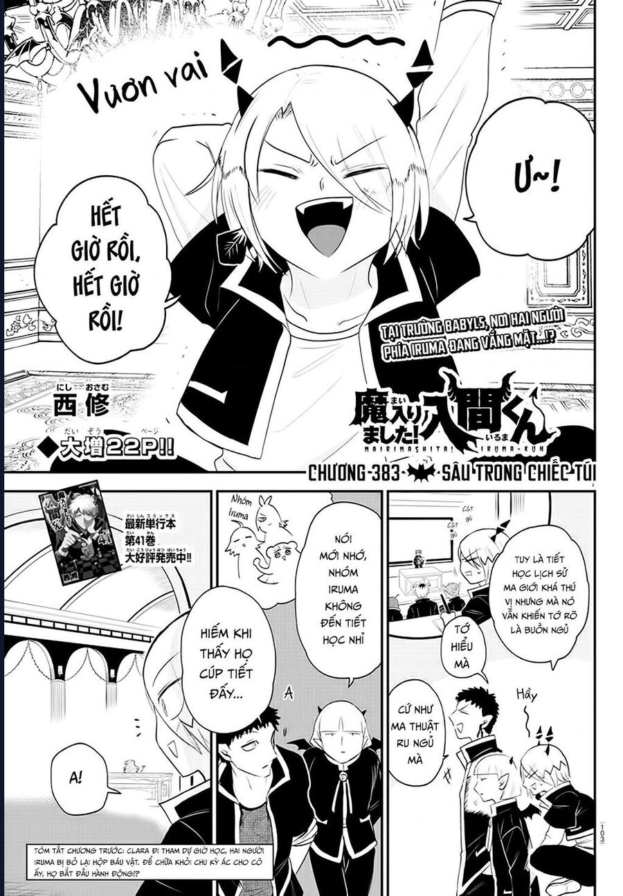 Mairimashita! Iruma-Kun Chapter 383 - Trang 2