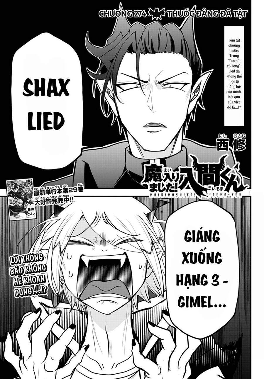 Mairimashita! Iruma-Kun Chapter 274 - Trang 2