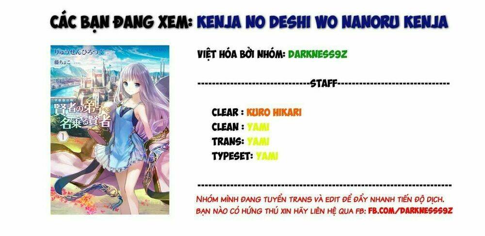 Kenja No Deshi Wo Nanoru Kenja Chapter 26 - Trang 2