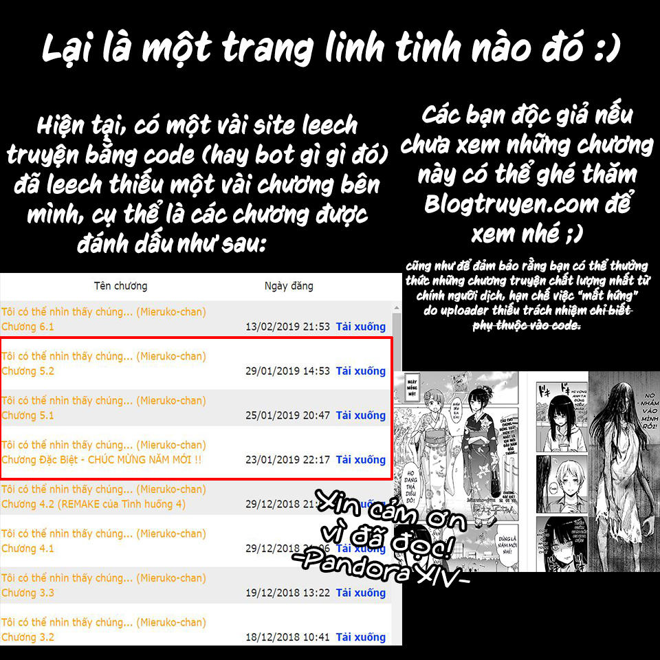 Tôi Có Thể Nhìn Thấy Chúng… Chapter 6.2 - Trang 2