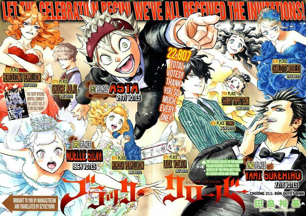 Black Clover – Pháp Sư Không Phép Thuật Chapter 211 - Trang 2